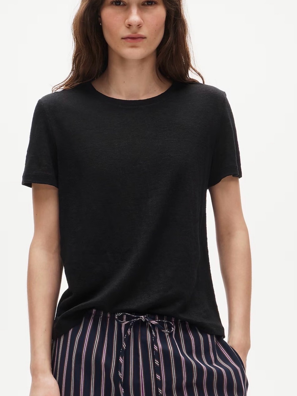 J. Crew Relaxed Linen Tee